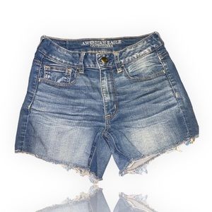 AEO Super Stretch Denim Shorts